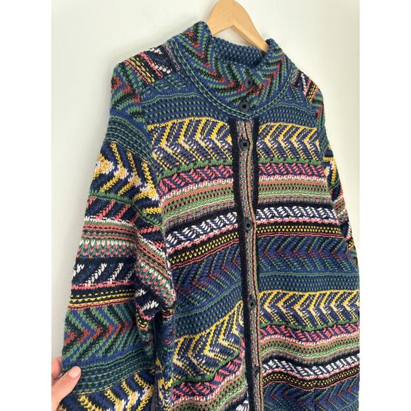 Anthropologie Aldomartins Wool Blend Cardigan Sweater Jacket Western, NWT - Picture 3 of 8